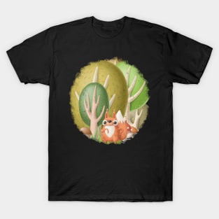 Cute squirrel in forest. T-Shirt